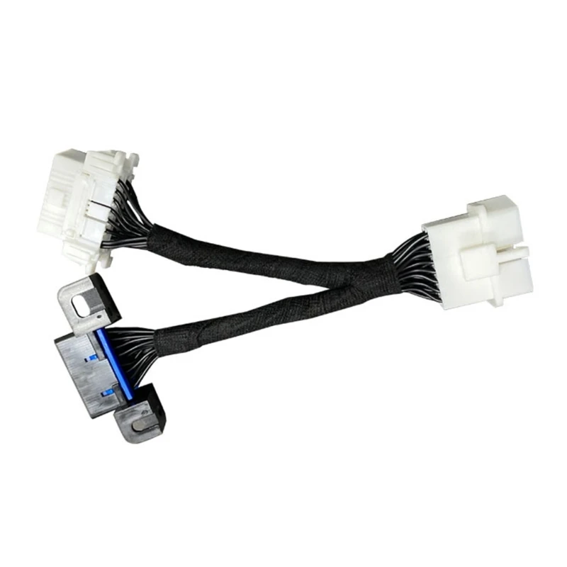 

50JA OBD Extend Cable OBD2 Splitter Cable 1 to 2 Converter Adapter Wire Extension