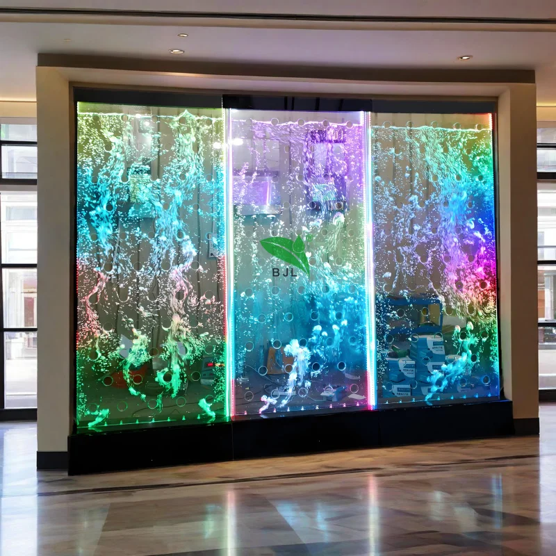 custom.Custom Indoor LED Lighted Fountains Bubble Panel Wall Background Wedding Backdrop Decoration