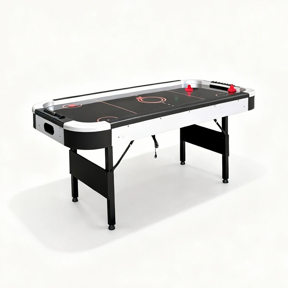 Foldable air Hockey Table 6FT Electronic Table Space-saving Responsive Design Game Craft Hockey Table