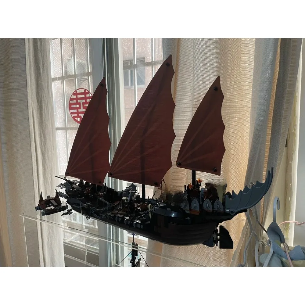 

Ghost Pirate Ship Ambush Building Blocks Sets Compatible With Legoed Particles Suitable For Christmas Gifts 79008