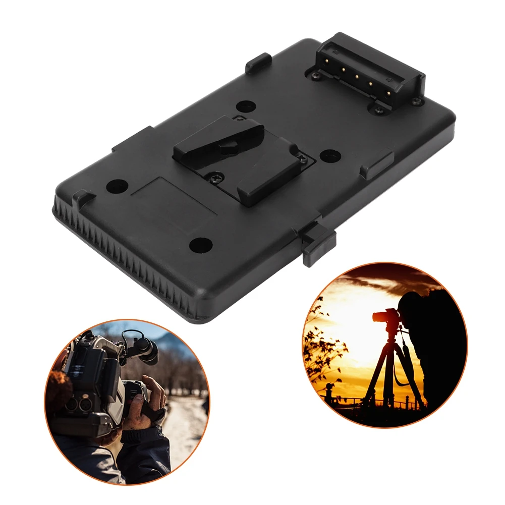 Camera Battery Plate Adapter Battery Back Pack Plate Adapter for Sony V Mount V Lock Battery For DSLR Camera Video Light