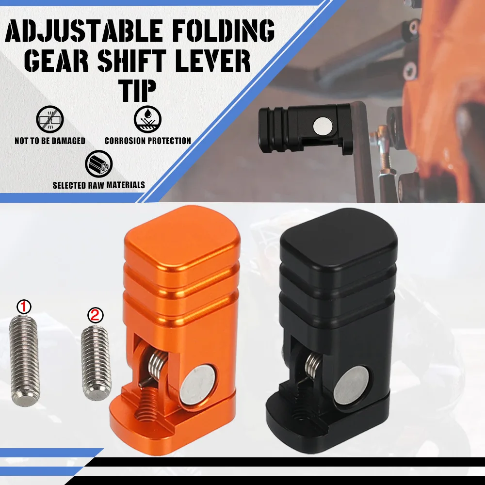 

For 1290 SUPER ADVENTURE R/S Super Adventure ADV 1290 S R 2018 2019 2020 2021 2022 Parts Adjustable Folding Gear Shift Lever Tip