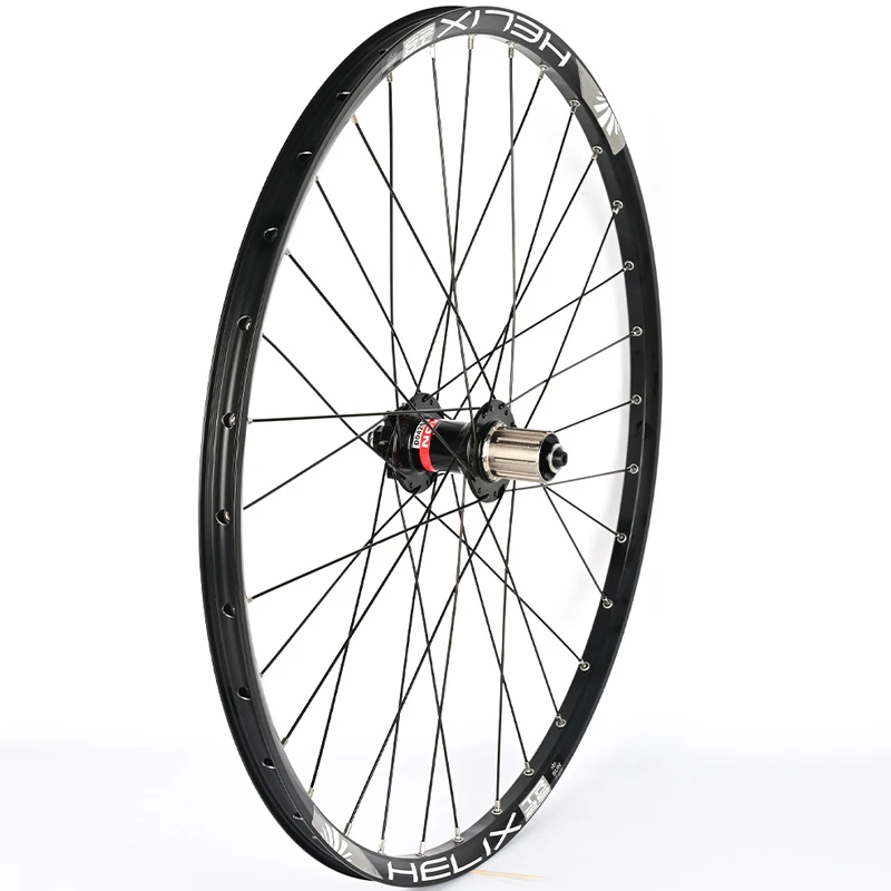 Komponen Roda Sepeda Set Roda Sepeda Gunung Mtb 26/27.5/29 Inci 32 Lubang dengan Bantalan Hub Set Roda Sepeda Suku Cadang Sepeda