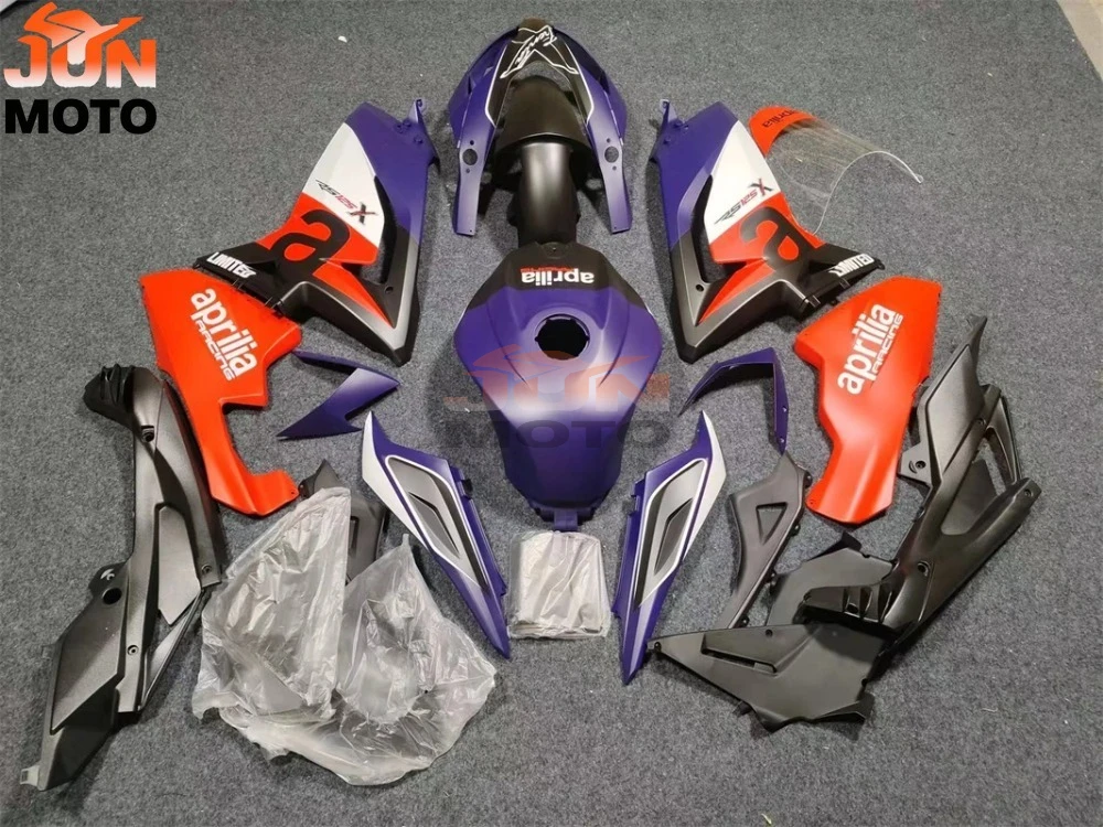 JUN Fit for Aprilia RS125 06 07 08 09 10 11 RS 125 2006 2010 2011 black Fairings set Repsol orange Injection mold Fairing kit