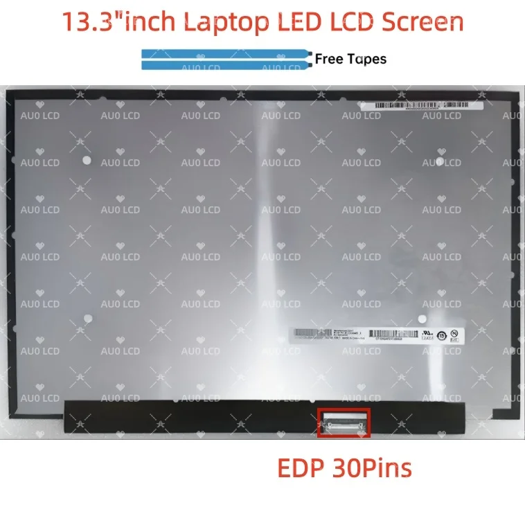 B133UAN01.3 LP133WU1-SPD2 for HP 1920x1200 EDP 30Pins IPS Display Panel Slim 13.3