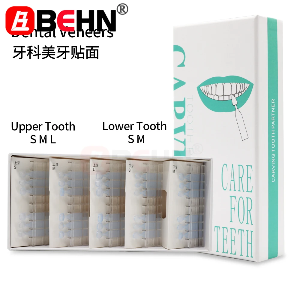 30Pcs/Kit Dental Mould for Composite Resin Light Cure Filling Anterior Front Veneers Mould Teeth Accessories Teeth Braces