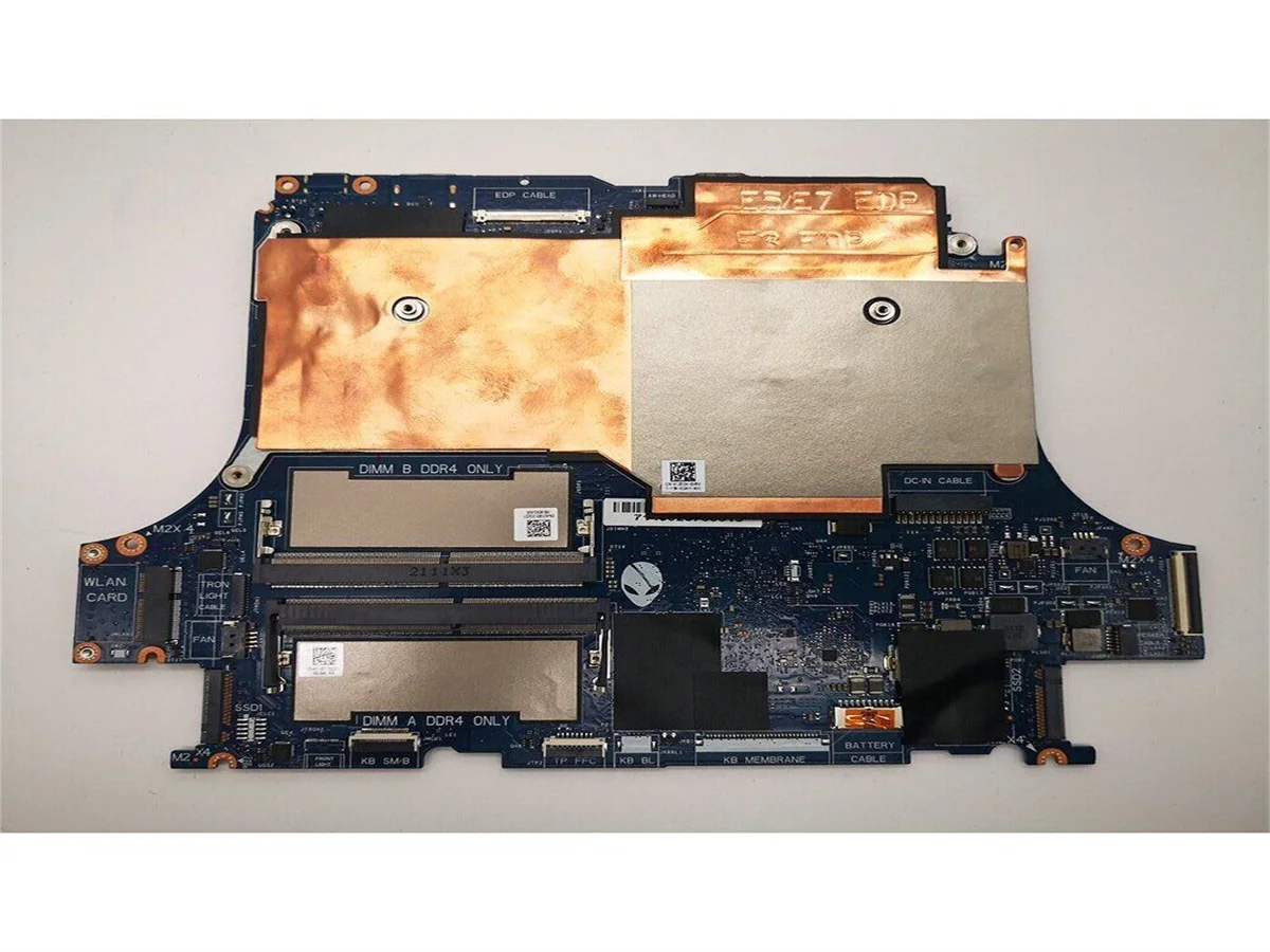 0TWG37 For Dell Alienware M15 R6 Laptop Motherboard i7 11800 LA-K452P 100% Full Teste