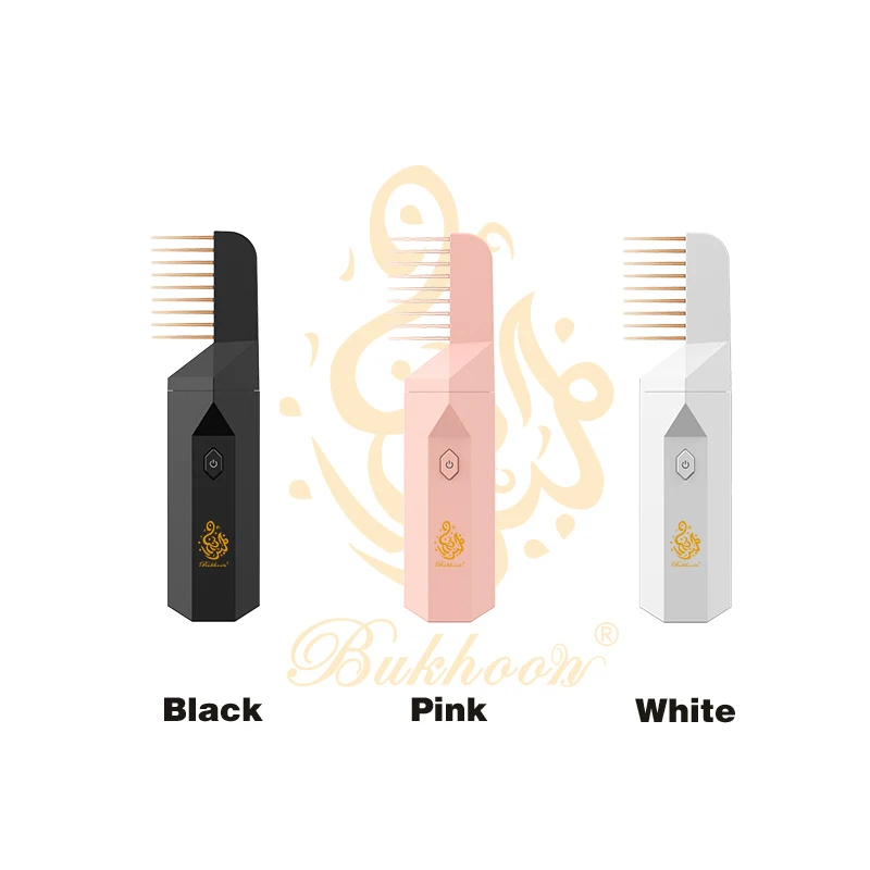 Bukhoon-Original B26 Arabic Electronic Hair Incense Burner, Portable Comb, USB, Bakhoor, Ramadan, Muslim Diffuser, Ramadan