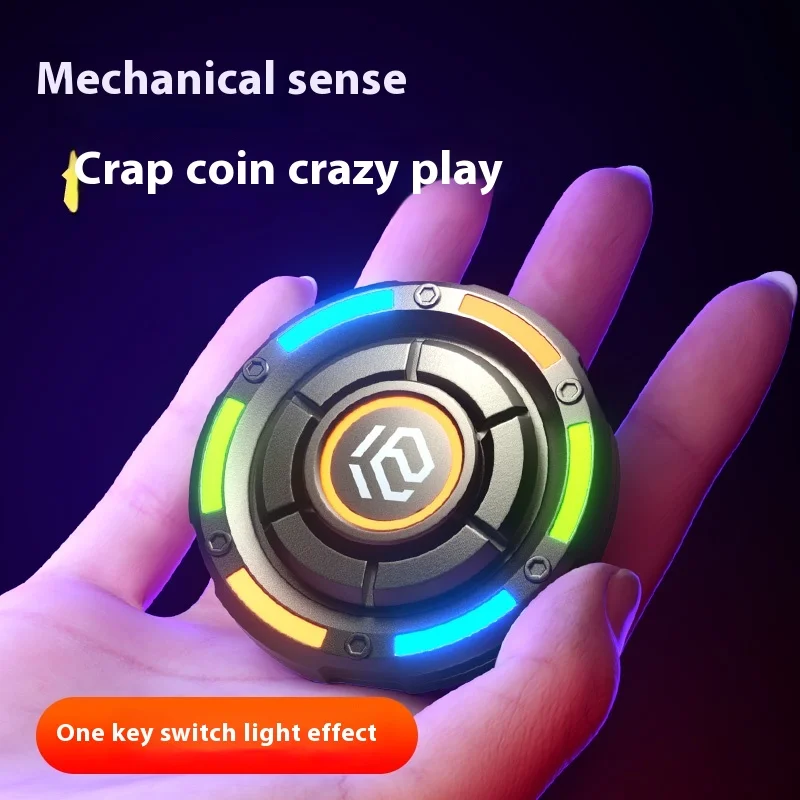 

Кончики пальцев путешественника, гироскоп, технология для снятия давления, палец, EDC, металлическая слоеная монета, расширенная декомпрессионная игрушка для мальчика