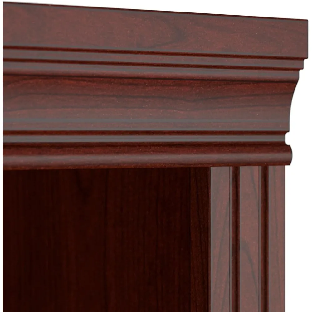 ตู้หนังสือทรงสูง 5 ชั้น รุ่น Large Harvest Cherry สำหรับจัดเก็บและจัดแสดงหนังสือที่บ้านและที่ทำงาน