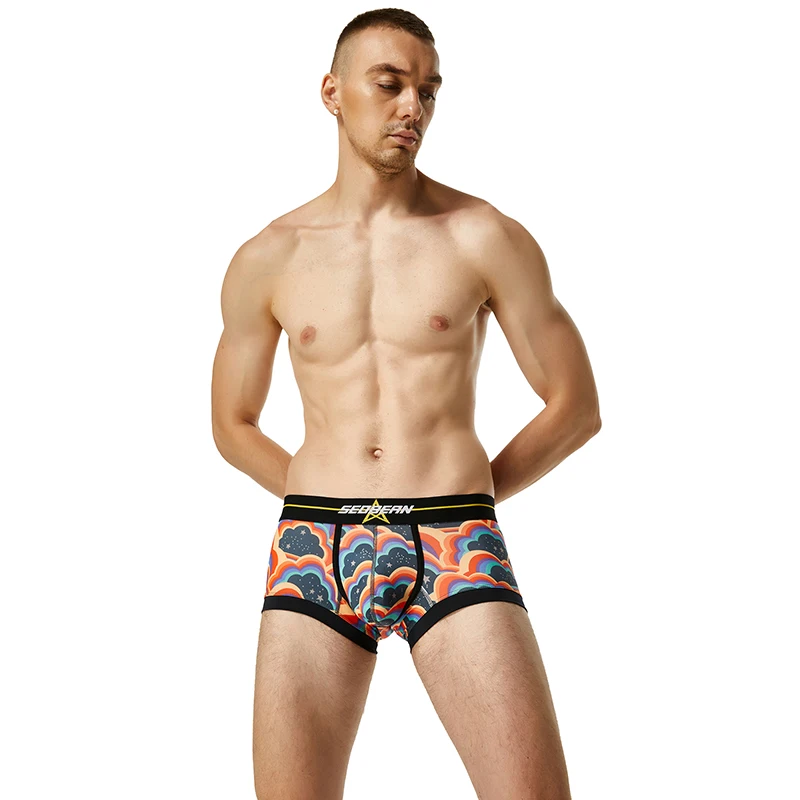 New SEOBEAN Man's Underwear men Low waist Men's Underpants Boxershorts Men boxer