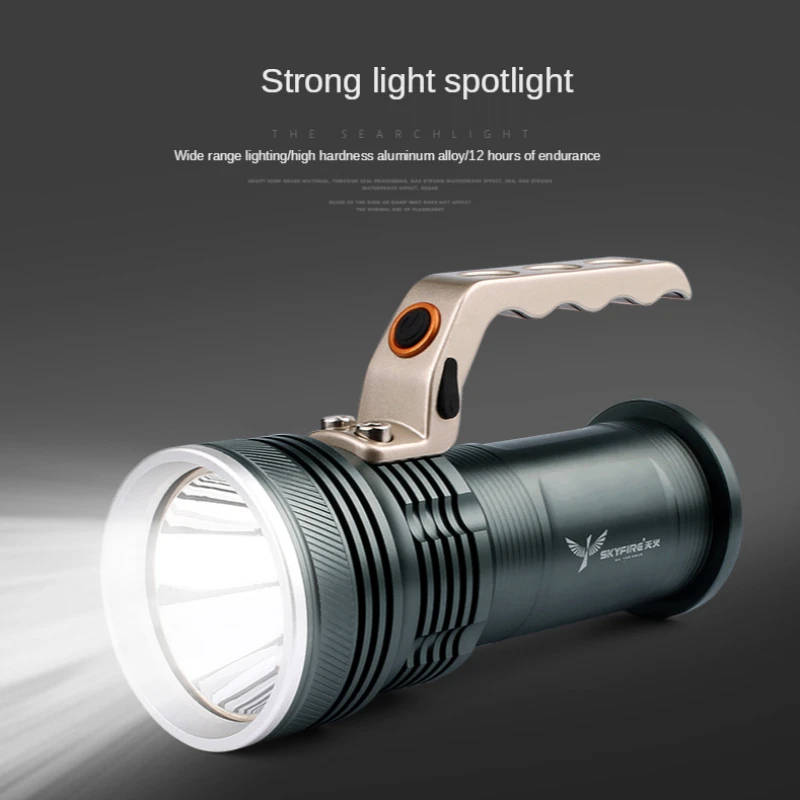 

LED Flashlight Strong Light Rechargeable Super Bright Portable Lamp Flashlight Camping Fishing Lanterna Household Lamp