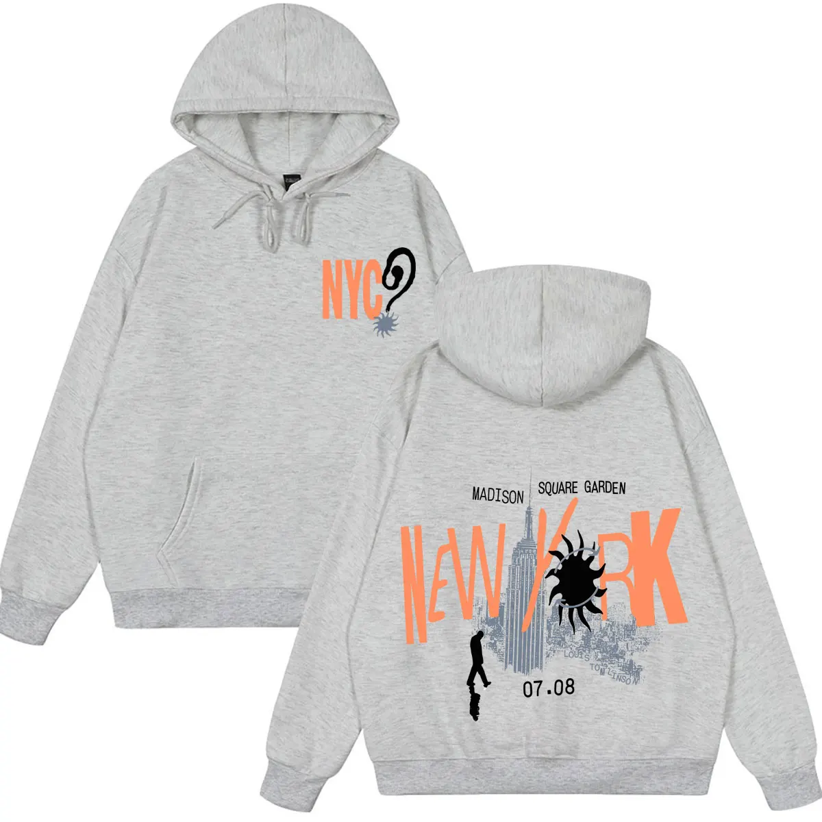 Louis Tomlinson How Did I Get Here Tour 2026 Print Hoodie Men Women Vintage Fashion Casual Loose Hip-hop Pullover Fan Gifts Tops