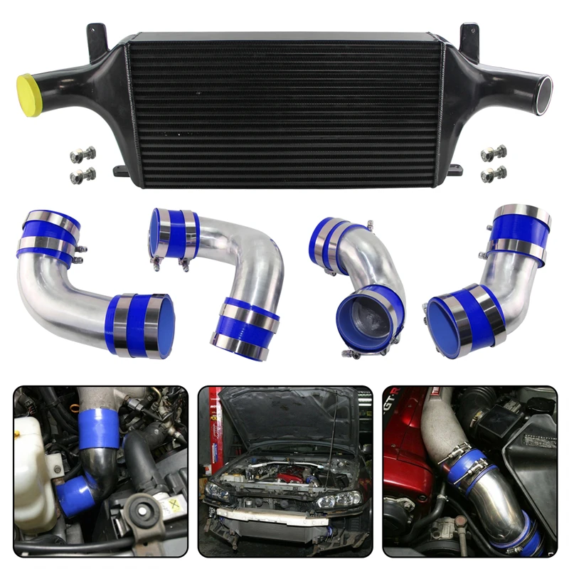 

Intercooler Hose Kit Front-Mount Upgrade FMIC Fits For Nissan Skyline R33 R34 GTR RB26DETT High Performance Black/Blue/Red