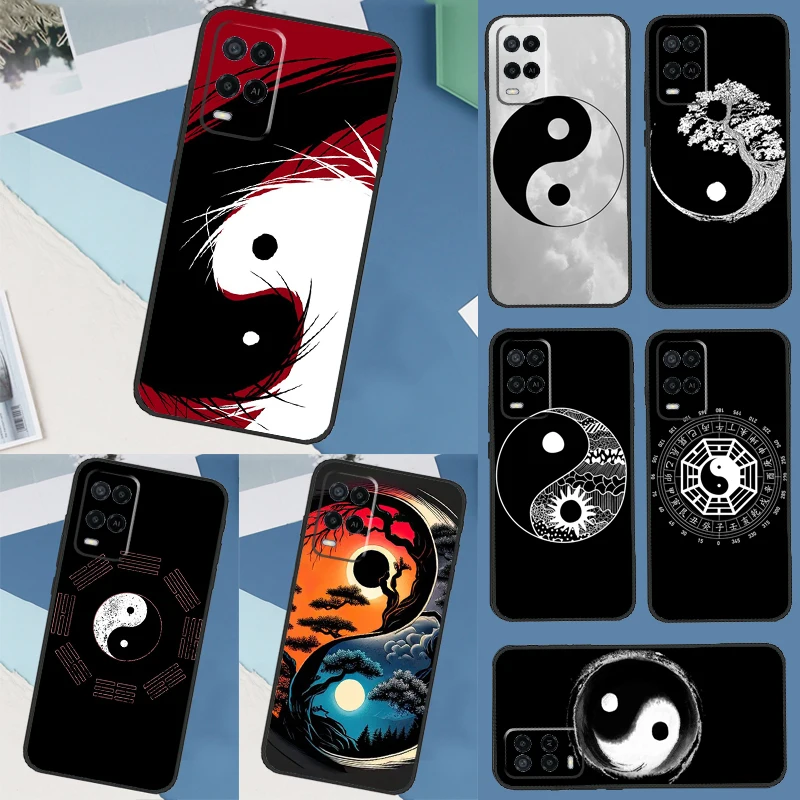 Eight Diagrams Taiji Yin Yang Case For OPPO A57s A17 A16 A15 A54 A74 A76 A96 A52 A72 A5 A9 A31 A53 A77 A91 A93 A54s Cover