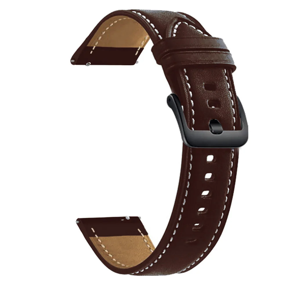 22mm Leather Strap Watchband For Xiaomi Mi Watch S1 Active/S1 Pro/Color 2 /Mi Watch S2 46mm 42mm Bracelet Replacement Wristband