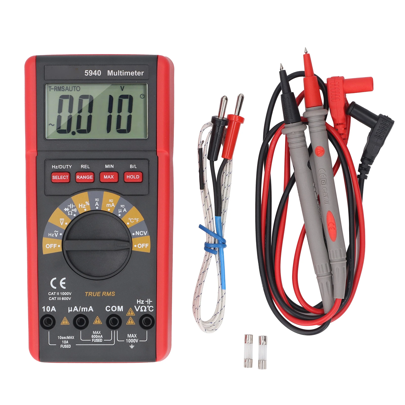 

Цифровой мультиметр Ом Вольт Амперметр Телескопический кронштейн Дизайн Нескользящий Многофункциональный для обслуживания электронного оборудования