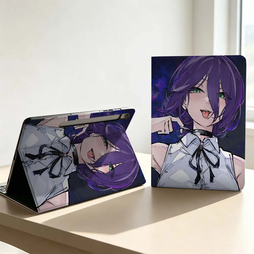 Reze Chainsaw Man Soft For Samsung Galaxy Tab S11 S10 S9 S8 S7 S6 A9 A8 A11 Lite FE Plus Pen Tray Tablet Case
