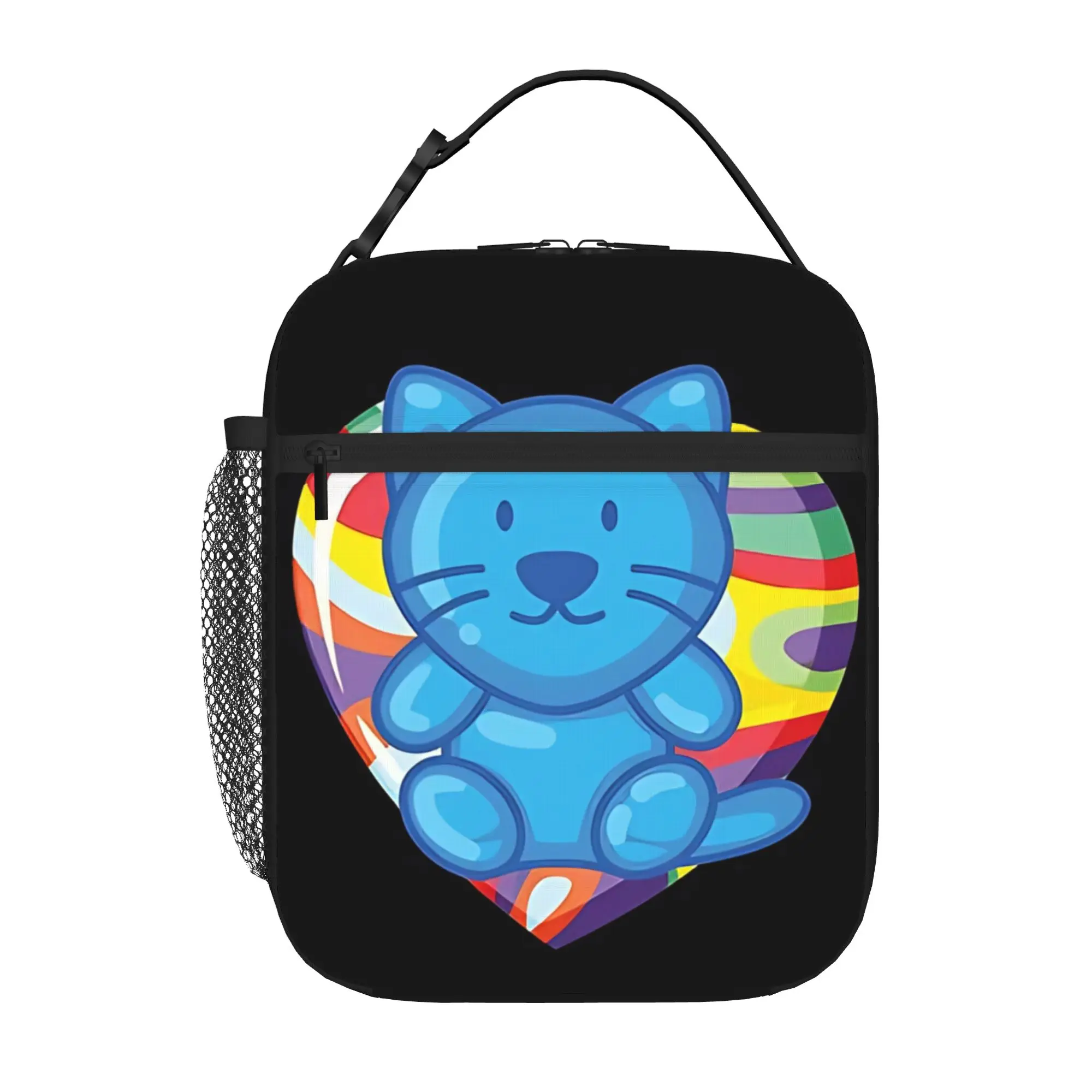 1 Piece For Students Food Container Bright Color Portable Pocket Gummy Bear Zipper Closure Aluminum Foil Food Pouch For Travel