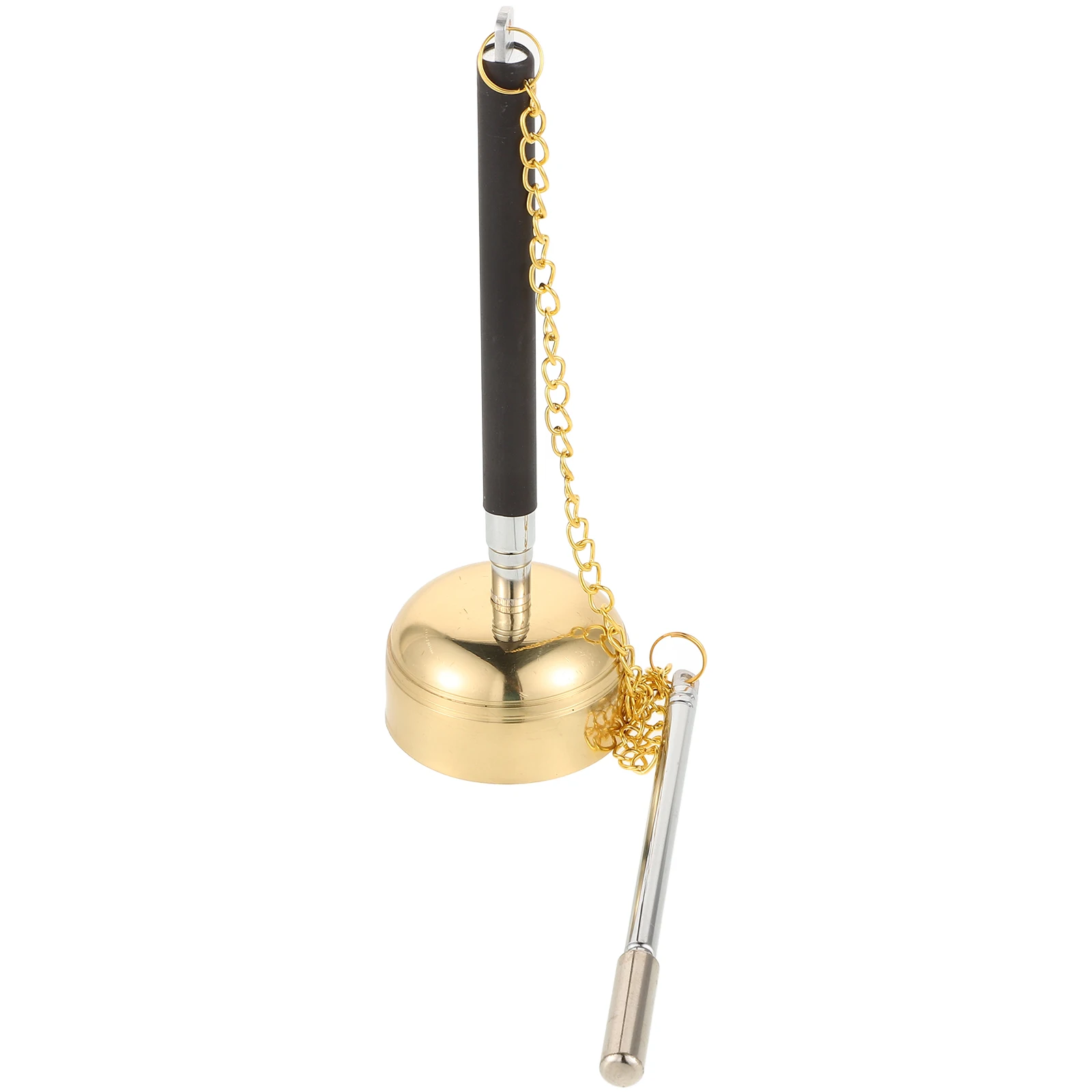 

Portable Copper Ritual Instrument Harmonious Sound Durable Temple Supply For Religious Ceremony Vintage Bell