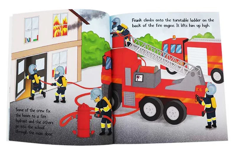 Busy People Firefighter,Children's books aged 3 4 5 6, English picture books, 9781784931531