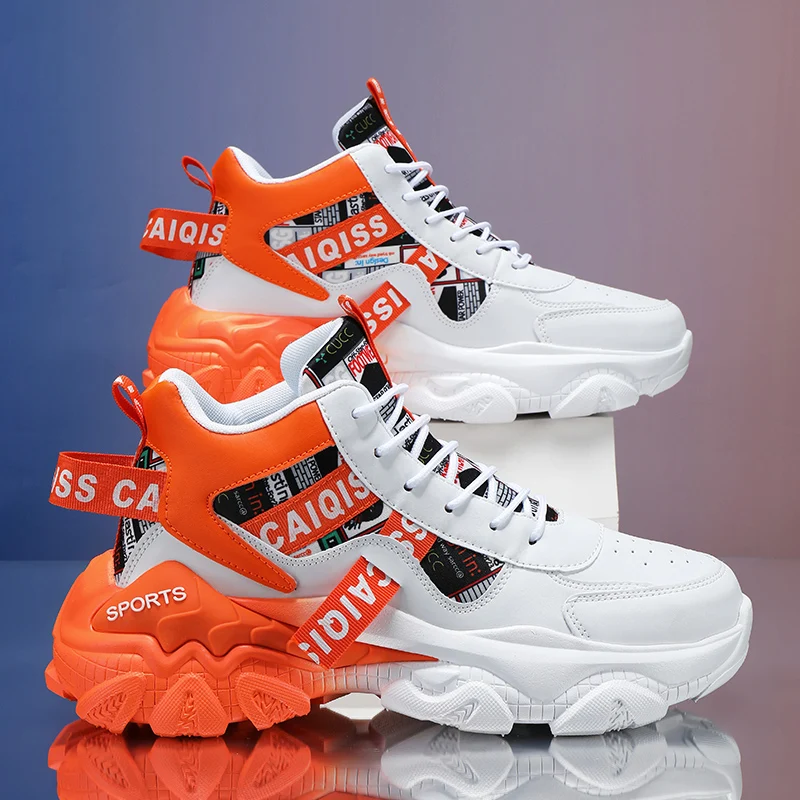 

Мужские повседневные спортивные кроссовки - спортивный повседневный стиль, унисекс, модные узоры, подходят для всех сезонов, для повседневной носки и спортивных соревнований, на шнуровке, с высоким верхом и подкладкой, нескользящая и износостойкая подошва