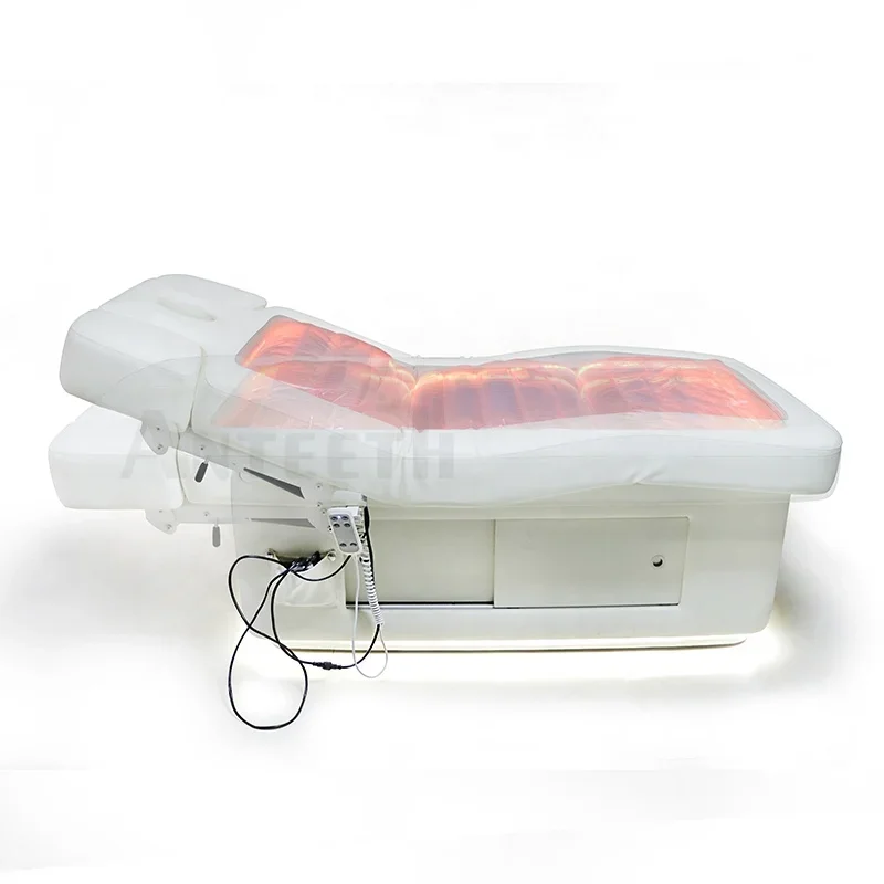 Luxury Beauty Salon Massage Water Bed Heating Function Water Massage Bed Table Electric 2 Motors Water Bed Massage