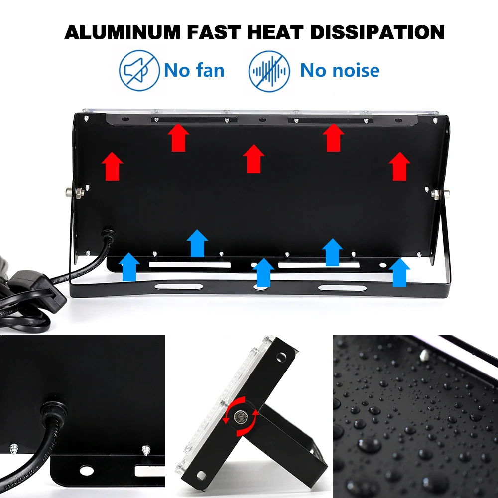 LED تنمو ضوء Phytolamp للنباتات USB 5 فولت Sunlike كامل Specturm أضواء النبات سطوع قابل للتعديل الكاشف المائية IP65