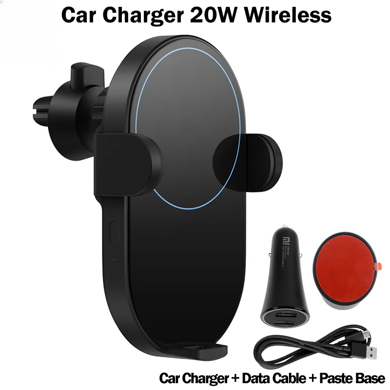 

Quick Charger 20W Max Qi Car Wireless Charger Auto Pinch with Intelligent Infrared Sensor Fast Charging Holder