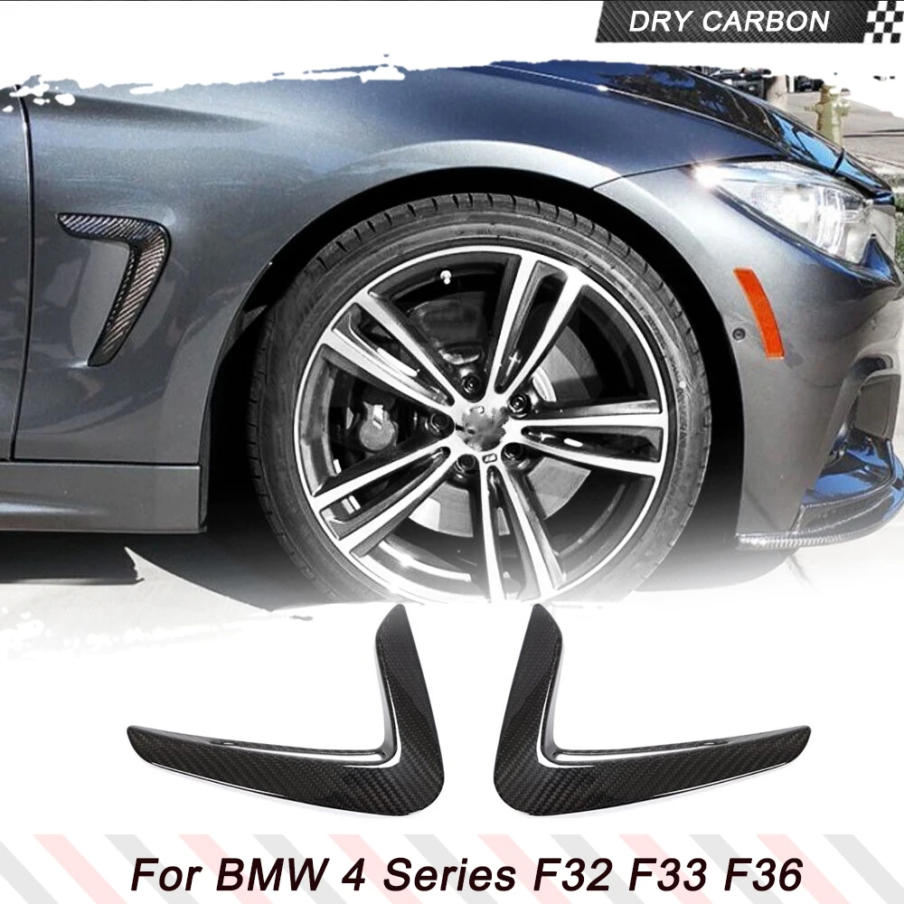 

Prepreg Dry Carbon Car Side Fender Air Intake Cover for BMW 4 Series F32 F33 F36 2014-2019 Air Vent Fender Cover Trim Sticker