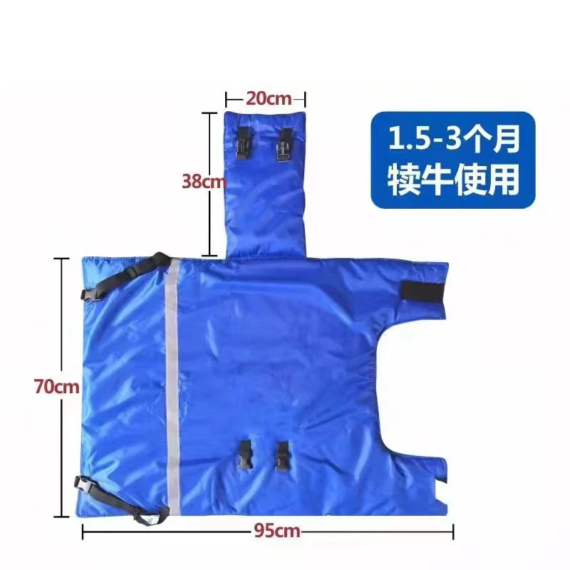 Cow Calf Vest Calf Cold Protection Coat Thermal Suit Livestock Oxford Fabric Coat Wind-Proof and Water-Proof Calf Warm Clothing