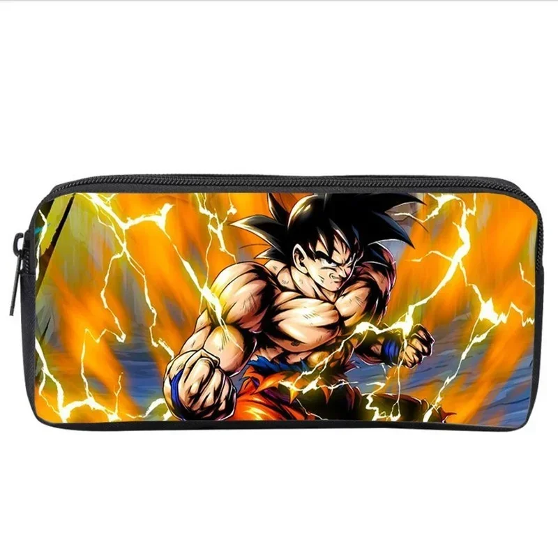 Dragon Ball Son Goku Pen Bag Cartoon Anime Seven Dragon Ball Peripheral Stationery Box Student Boy Single Layer Pencil Case Box