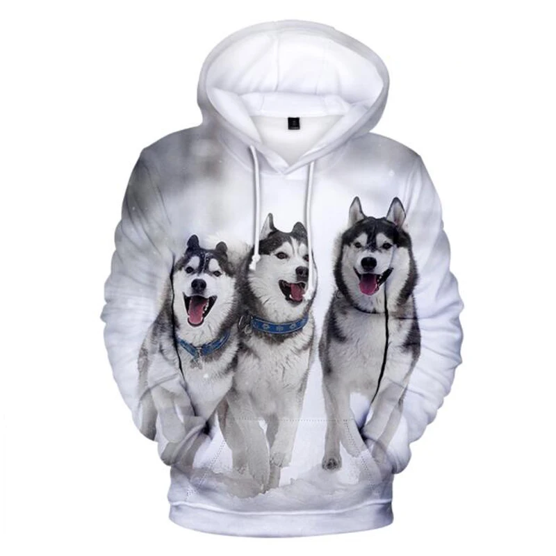 

Animal Dog Husky 3D Print Oversized Women/Men Hoodie Sweatshirt Streetwear Hip Hop Pullover Hooded Jacket Male Casual Sportswear