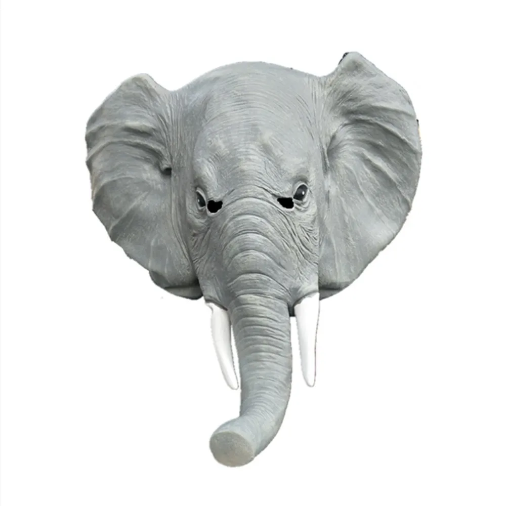 Funny Elephant Head Mask Halloween Cosplay Costume Party Props
