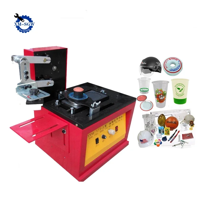 Low Price Desktop Electric Pad Printing Machine Used Oilcup Ink Manual Pad Printer