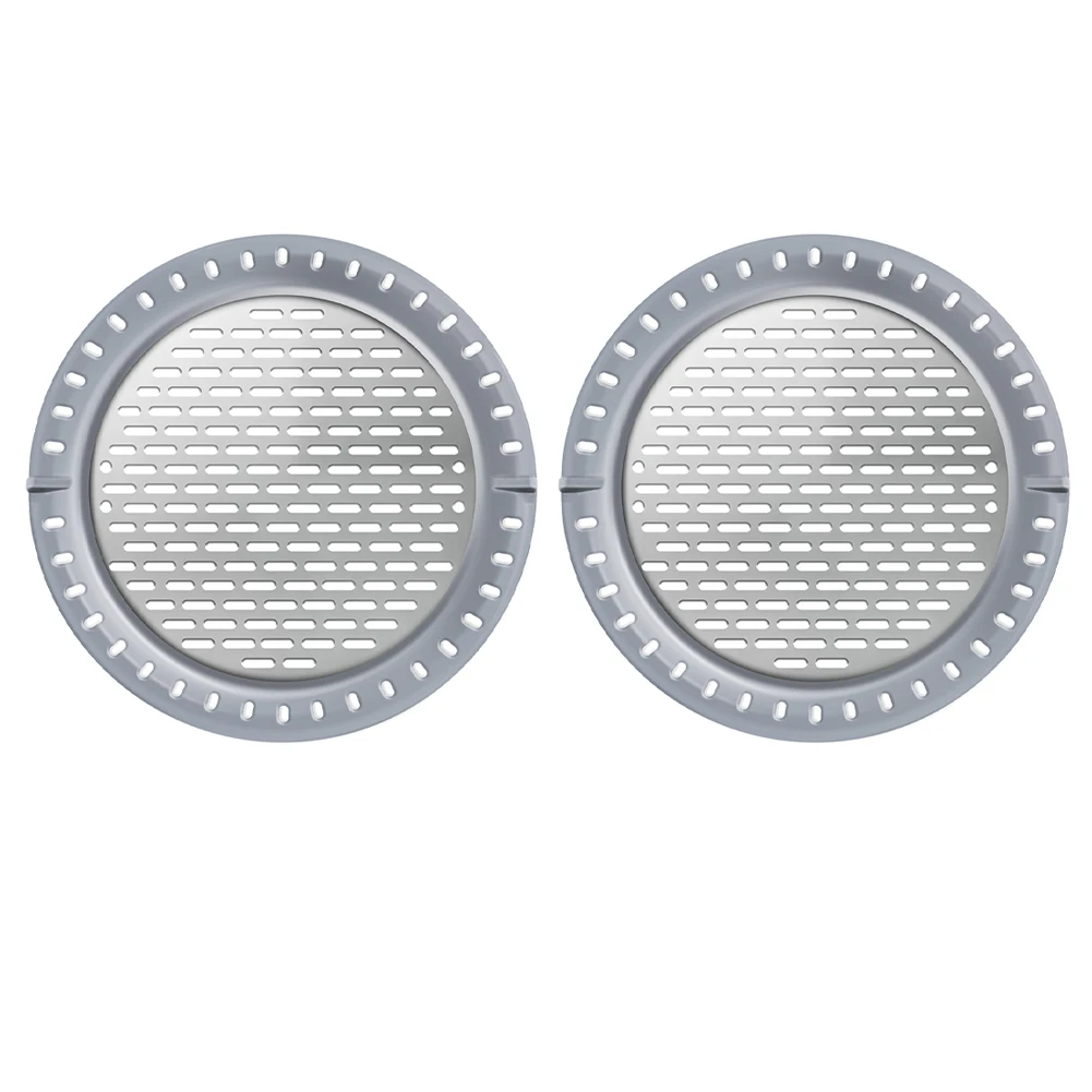 2 Pieces 5 Inch Stainless Steel Shower Drain Hair Catcher With Handle Non Clogging Strainer For Bathroom Floor Drain Cover Filte