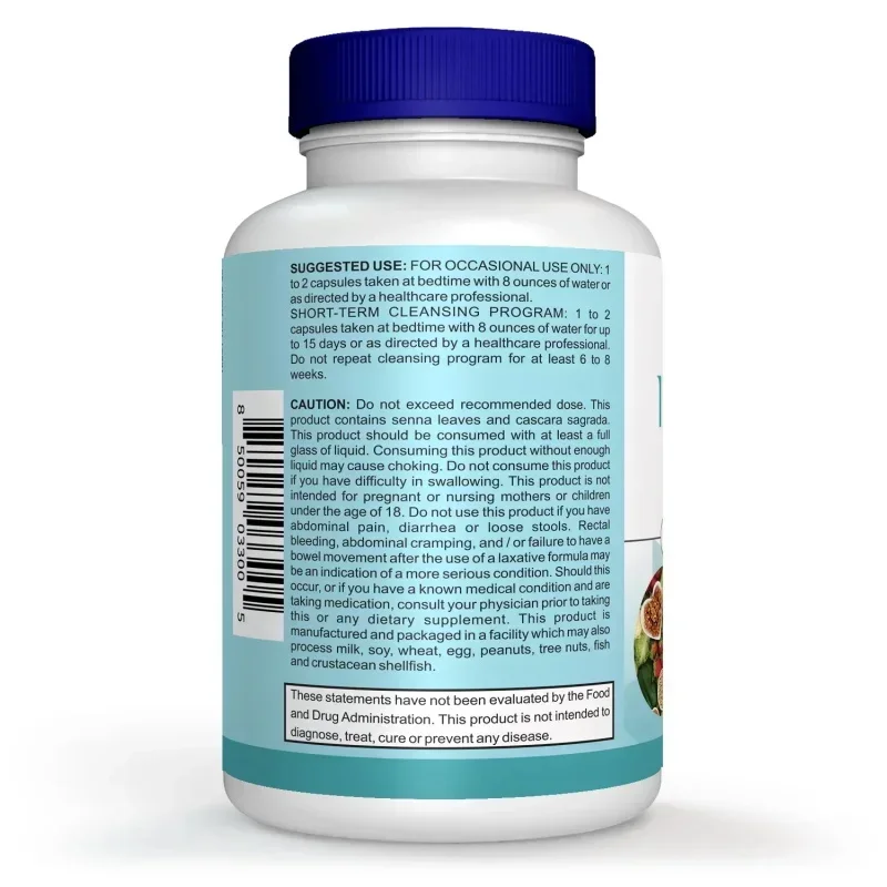 15-Day Colon Cleanse and Detox Capsules To Help Improve Overall Colon, Digestive System and Intestinal Health