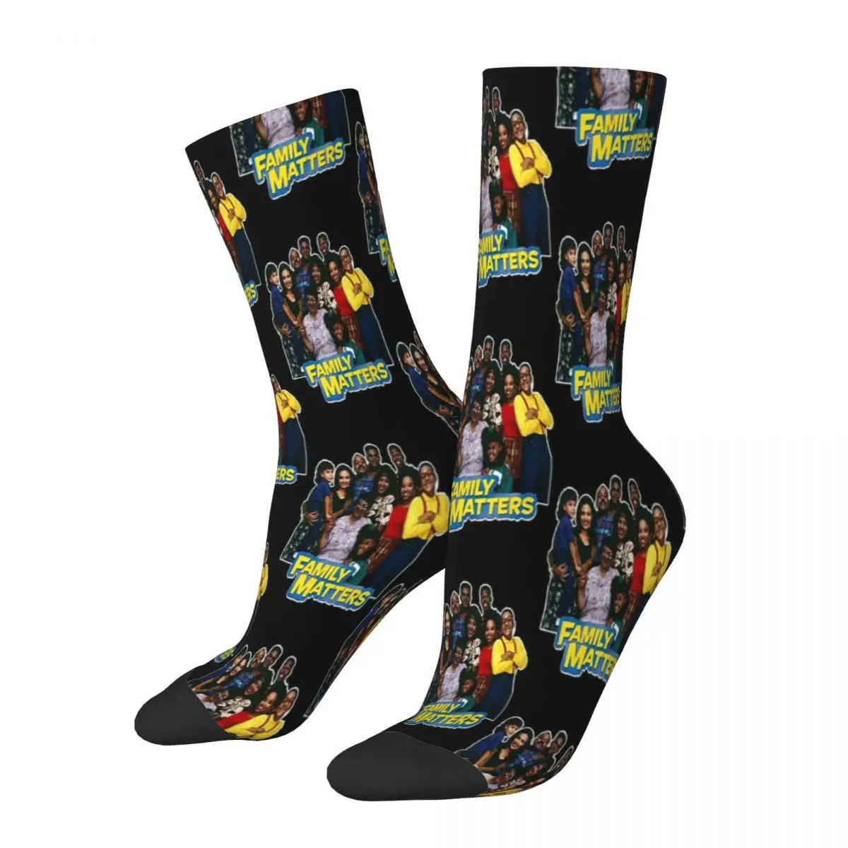 Family Matters T-ShirtFamily Matters Socks Fashion Trends Unisex Stockings 3D Printing Gifts Breathable Socks