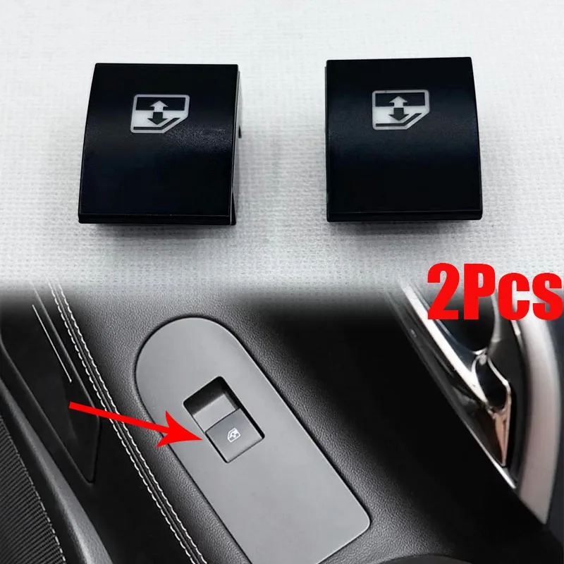 

2 шт., крышка кнопки переключателя электрического окна для Vauxhall Opel Astra Mk5 H 2004-10 Zafira B 2005-11/Tigra B 2004-09