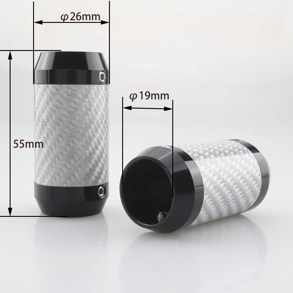 2Pcs 11มม./16มม./19มม.Hifi คาร์บอนไฟเบอร์กางเกง Boot Y Splitter ลำโพงสายเคเบิลลวดกางเกงเสียงคู่สายไฟ DIY
