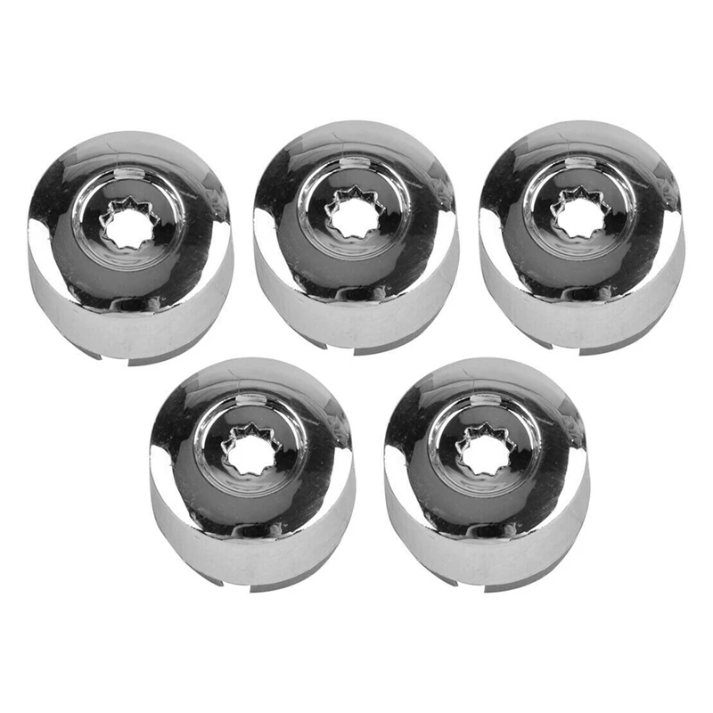 7L6601173A Car Chrome Wheel Lug Nut Bolt Cap Cover 20 PCS For Volkswagen Touareg 2004-2017