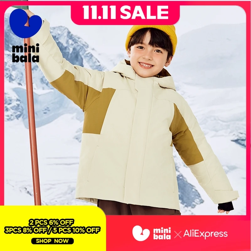 

Зимняя хлопковая мини-куртка с капюшоном для мальчиков и девочек, новинка, детская плотная теплая жесткая верхняя одежда