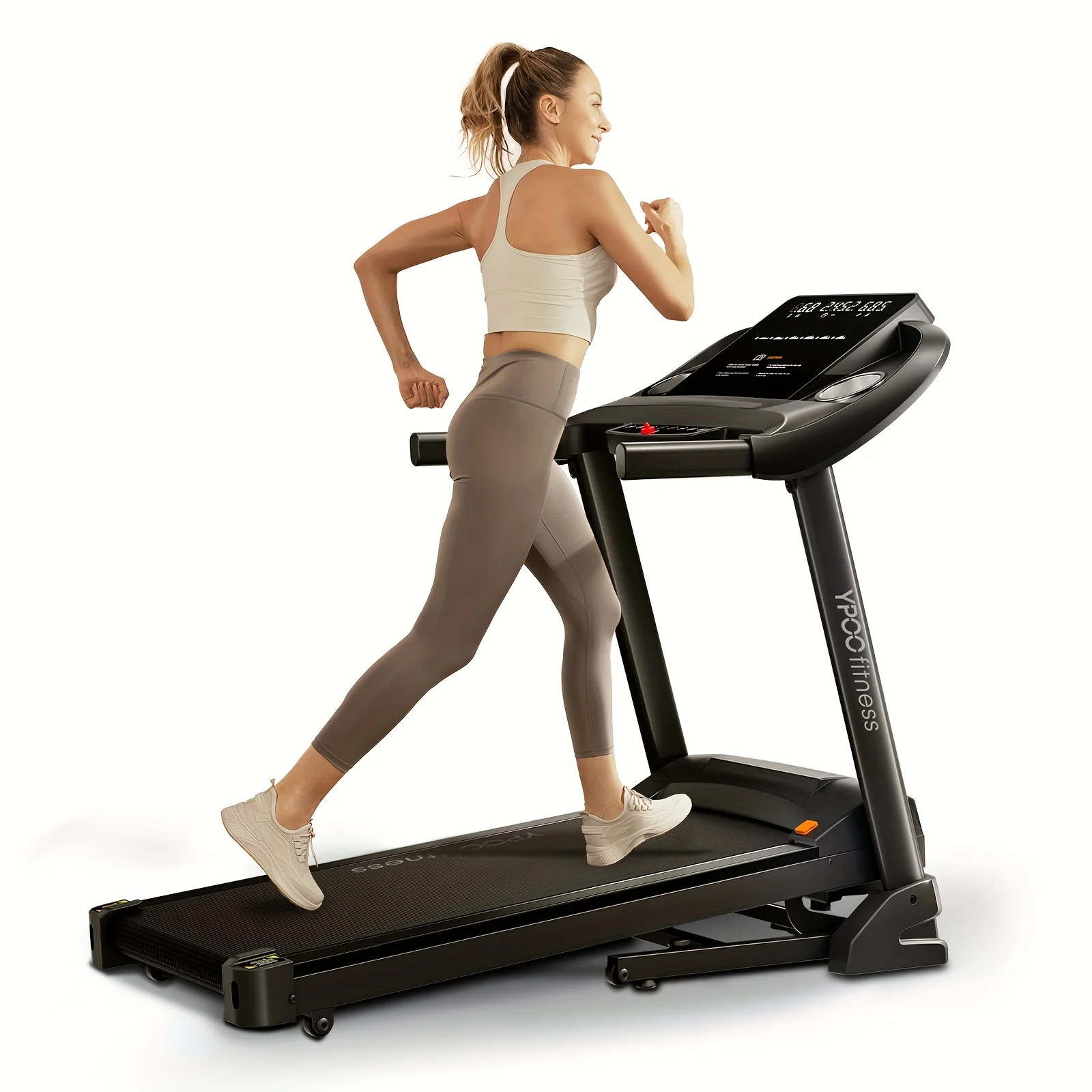 

For Home Treadmills, Walking Pad Treadmill with Adjustable Incline, Incline Range from 0 to 15%, Auto-Folding Treadmill for Home Use, 8.0 MPH Running Speed, Supports Up to 300 Lbs, A Quiet Treadmill Ideal for Home