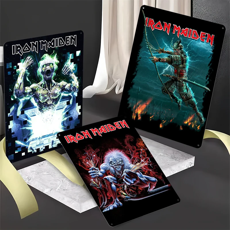 الحديد البكر الملصقات للتخصيص جدار الفن علامة معدنية خمر ريترو القصدير اللوحة للرجل كهف ديكور عناصر مخصصة مكتب الزينة #2