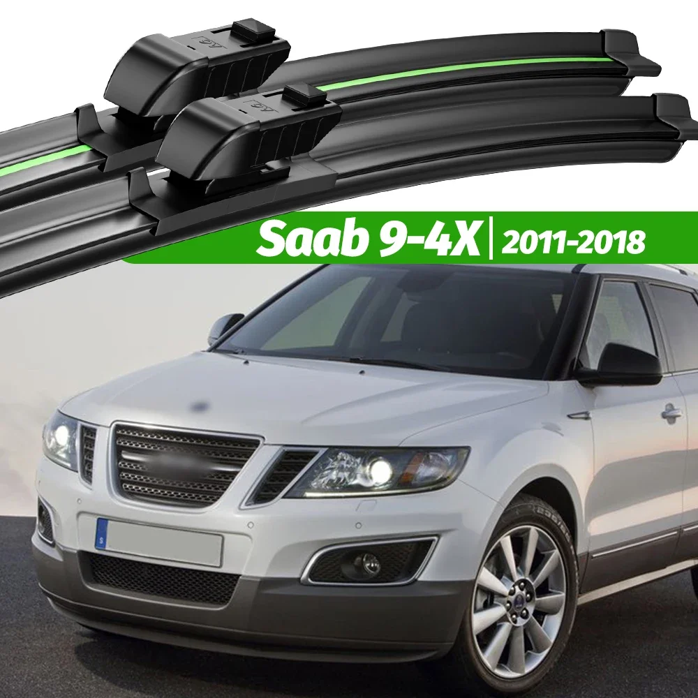 

For Saab 9-4X 2011-2018 2pcs Front Windshield Wiper Blades 2012 2013 2014 2015 2016 2017 Windscreen Window Accessories