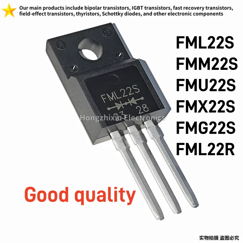 10PCS FML22S FMM22S FMU22S FMX22S FMG22S FML22R TO-220F Fast recovery rectifier diode