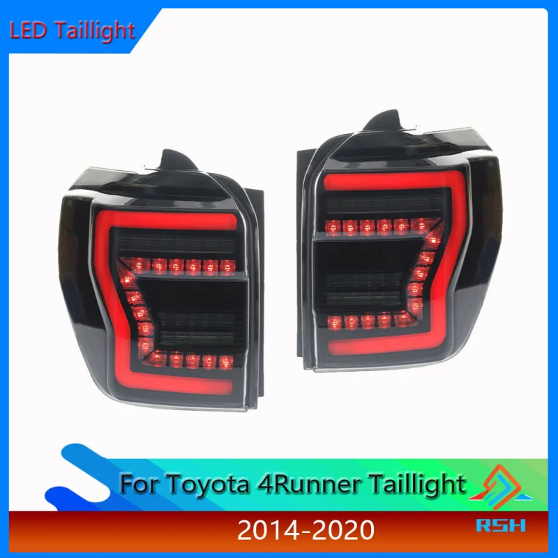 

Для Toyota 4Runner модифицированная сборка задних фонарей 2014-2020, сканирующий светодиодный свет, стример, поворотный сигнал, тормозной и задний свет