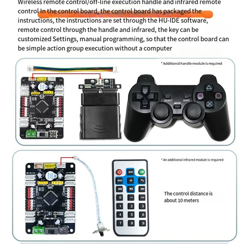 Módulo de controle de engrenagem de direção de 16 canais PWM controlador de engrenagem de direção robô braço mecânico driver programação placa DIY durável