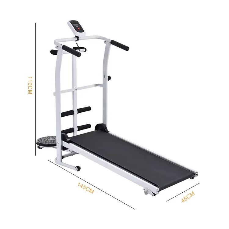 Foldable Mechanical Treadmill Electricity Home Gym Indoor Portable Folding Mechanical Fitness Walking Treadmill