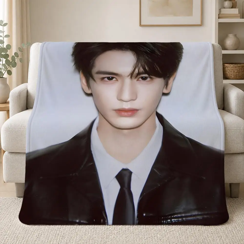 Popular Actor zhanglinghe Throw Soft Plush Flannel Throw Blanket Sofa Bed Travel Home Decor